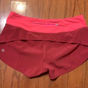 Lululemon Speed Shorts